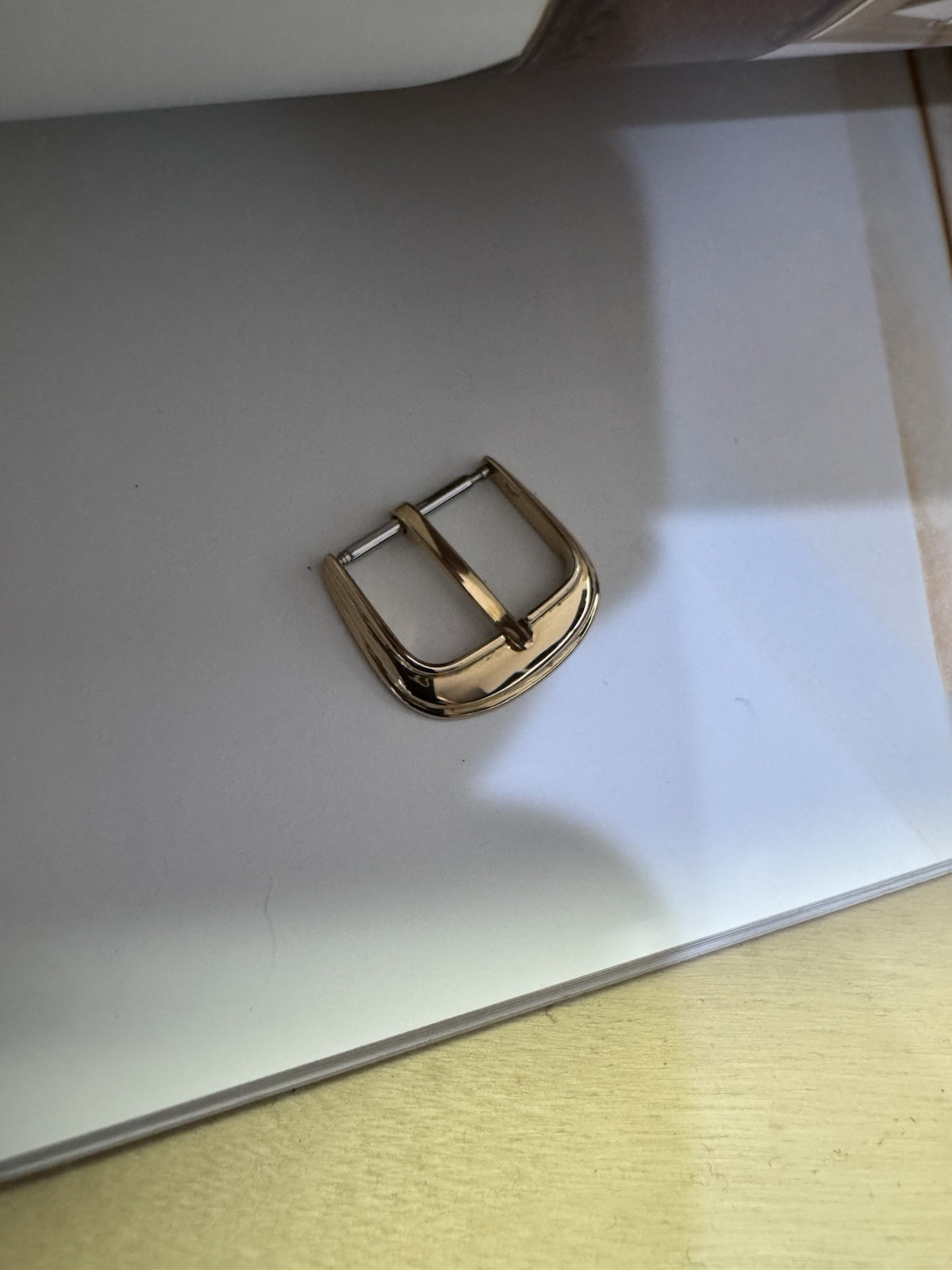 Franck Muller Watch Tang Buckle Clasp 15mm 750-18k YELLOW GOLD 3.9 grams SWISS