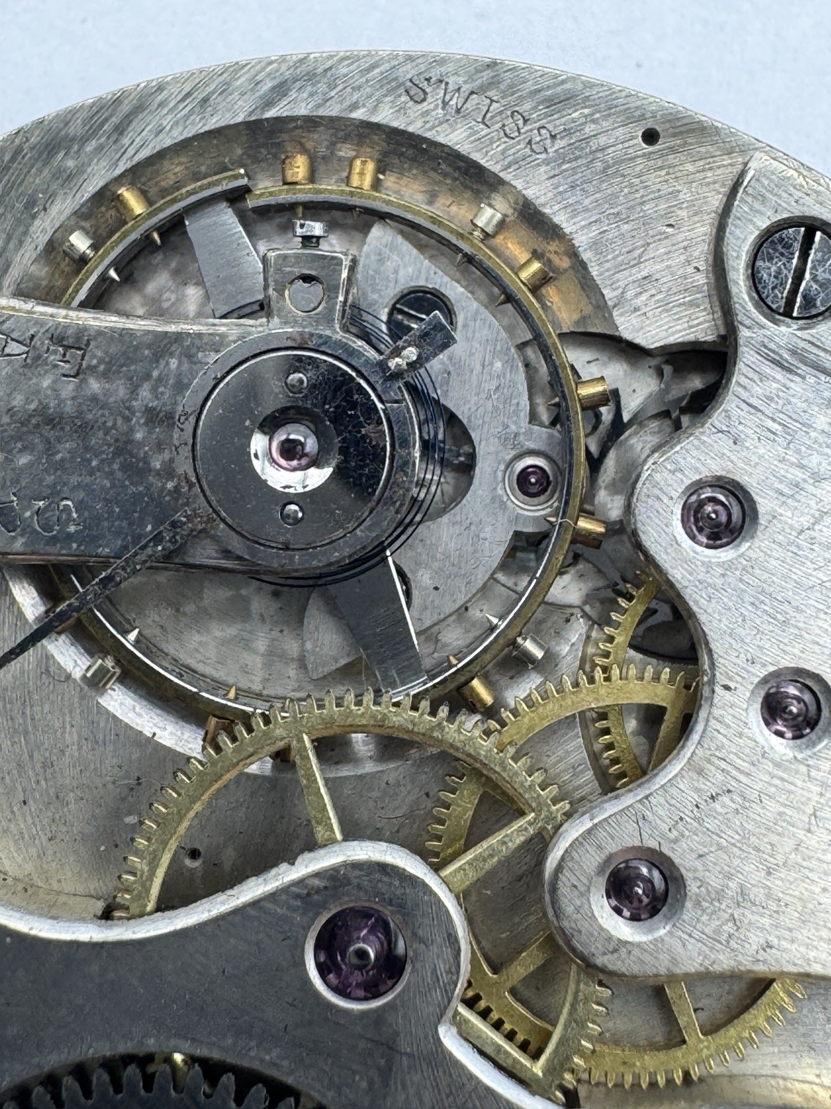 Pair Of High Grade Pocket Watch Movement For Parts Or Repair