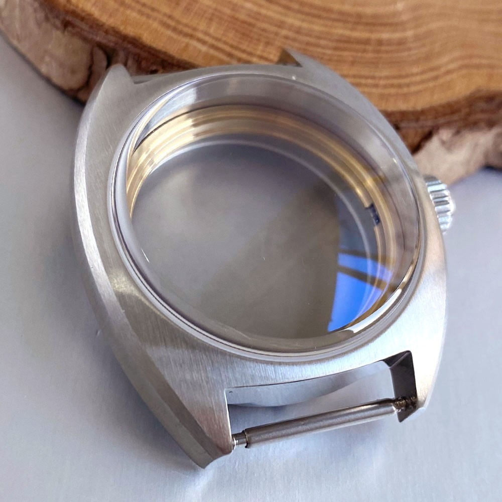 36mm Brushed Double Dome Sapphire Glass 20ATM Diver Watch Case For NH35 ETA2824