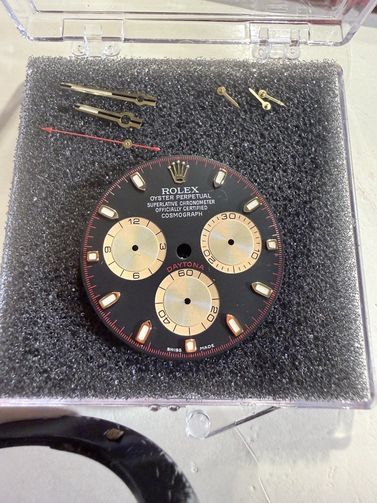 Custom Dial Fits Rolex Daytona 116508 126508 With Hands High-Quality