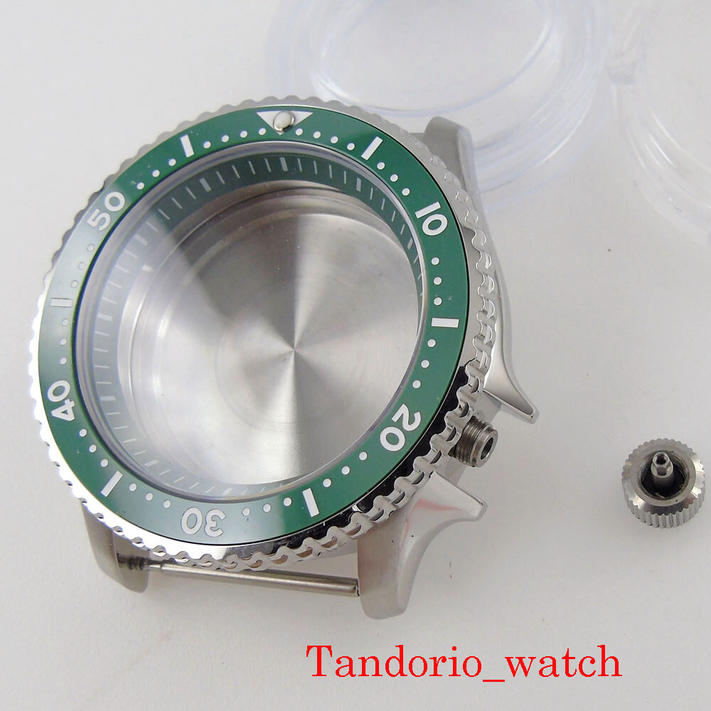 41mm 316L Watch Case For NH35A NH36A SKX007 Sapphire Glass Luminous Dial 20ATM