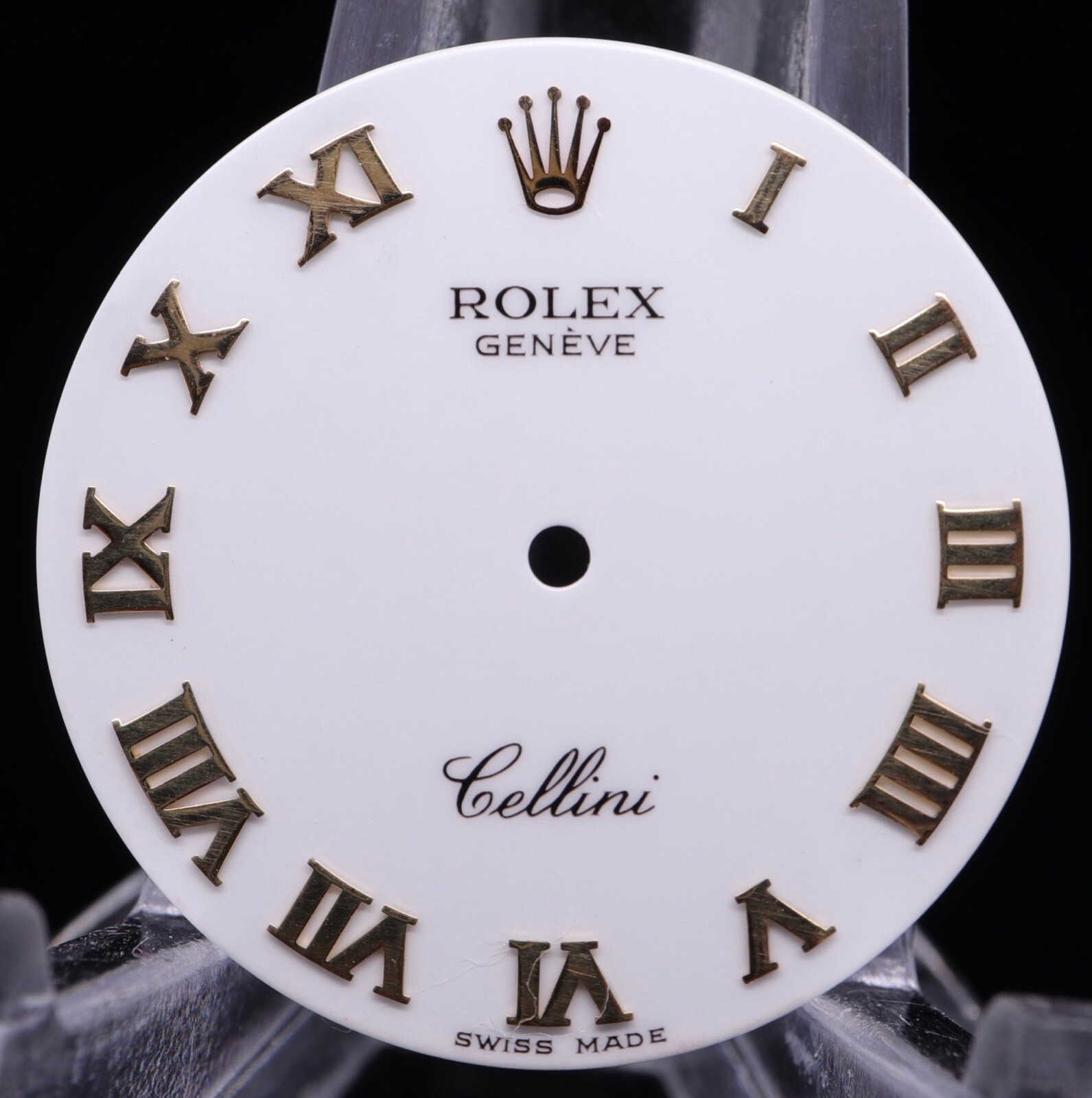 Authentic Vintage Rolex Cellini White Roman 27.5mm Dial #419