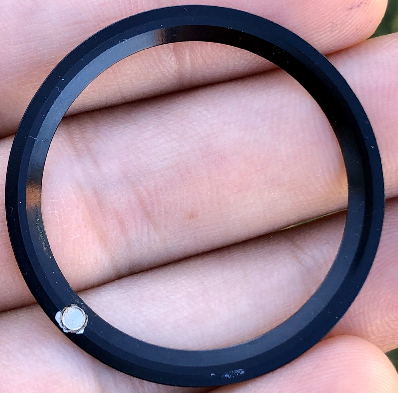 Rolex Submariner Date 16610 16610T 16800 168000 Black Tritium Bezel Insert ORIG