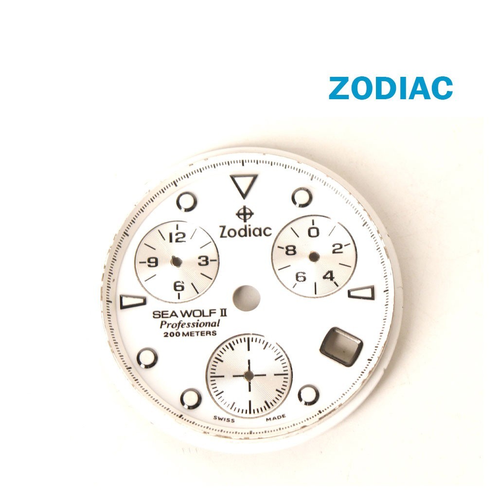 ZODIAC For ETA 251.262 Swiss Made SEA WOLF Professional-Size 29.43mm-200 Meters.