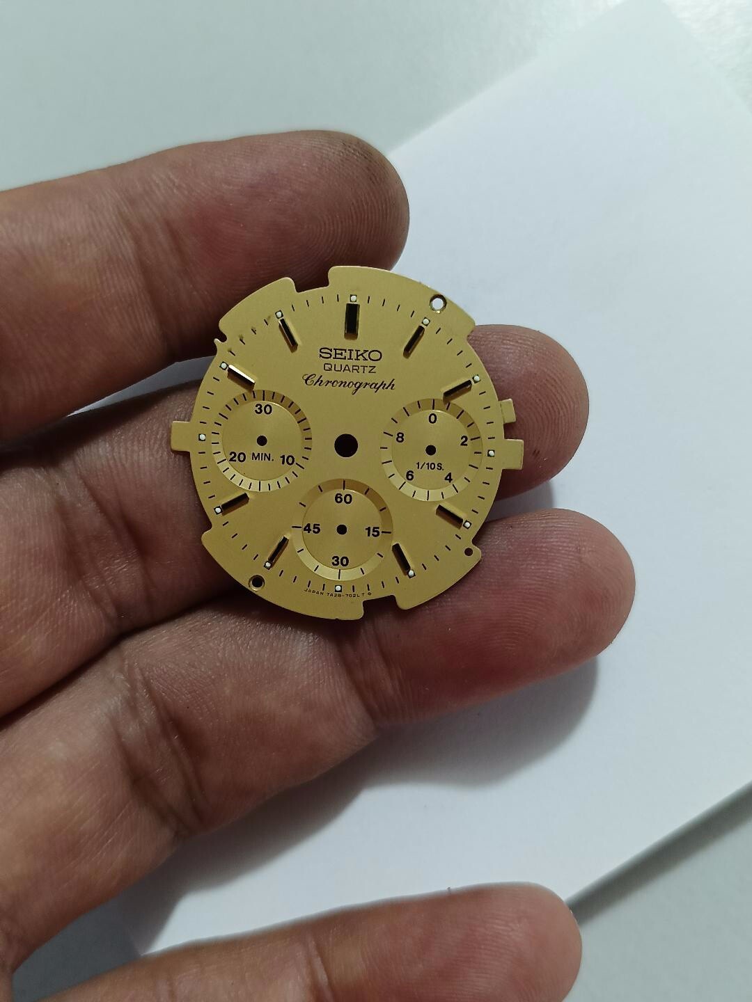 GENUINE USED MINT YELLOW GOLDEN DIAL SEIKO GOLDEN JAMES BOND 7A28-7020 7A28-7029