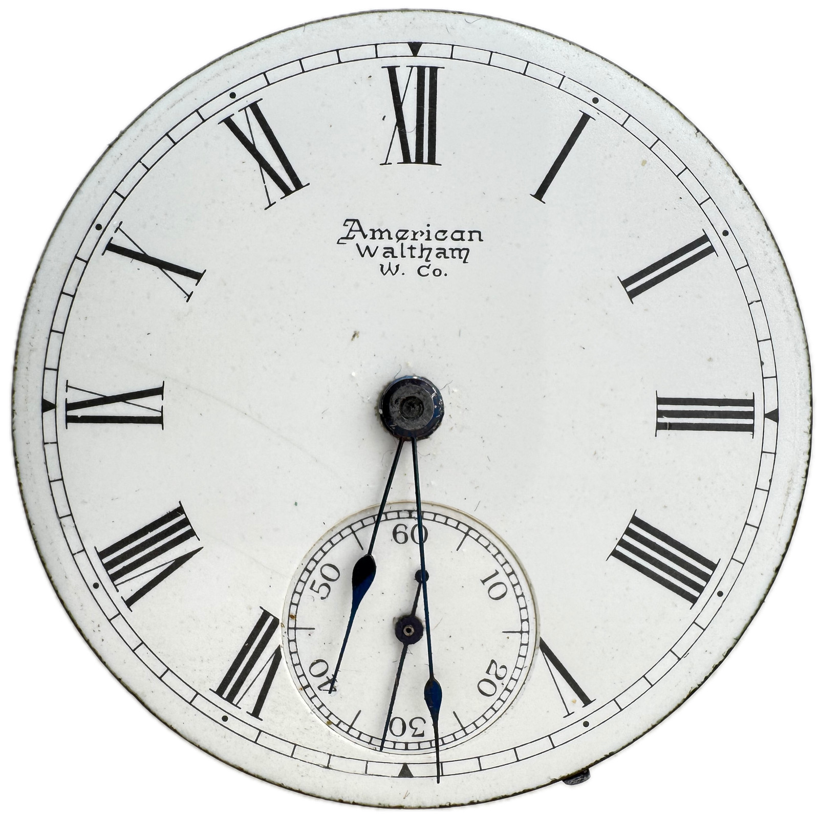 Antique 18s 1890 Waltham Roman Hunter Pocket Watch Movement No. 15 Gilt Finish