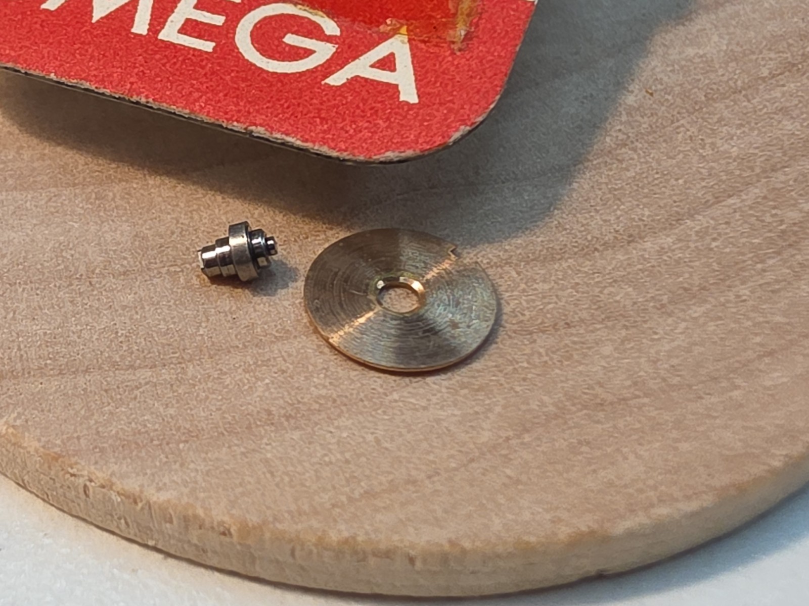 NOS Omega 240-244 Barrel Arbor And Cover Parts Spares Repairs