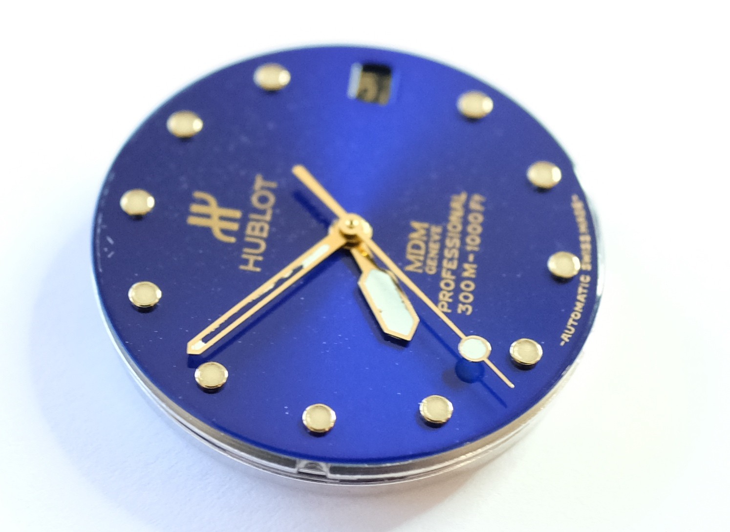 Hublot MDM Blue Divers Dial w/ ETA 2890-2 Automatic Movement – Parts/Repair