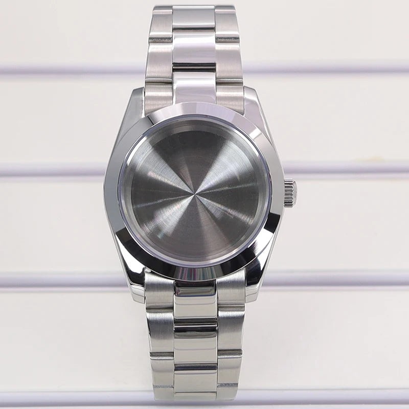 36/39mm Fluted Bezel Cases For SK DJ Air King Fit NH35 NH36 NH34 NH38 Miyota8215