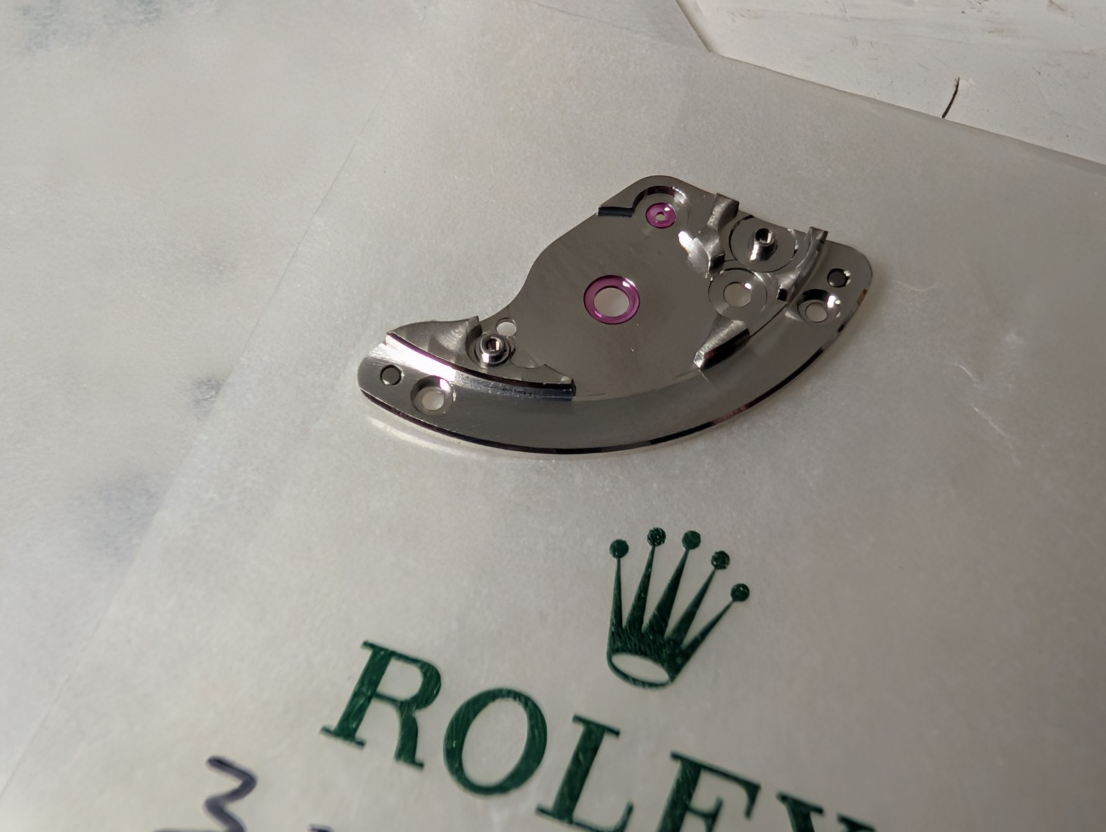 Rolex 3135 105 Barrel Bridge, NEW, open for watch repair/parts