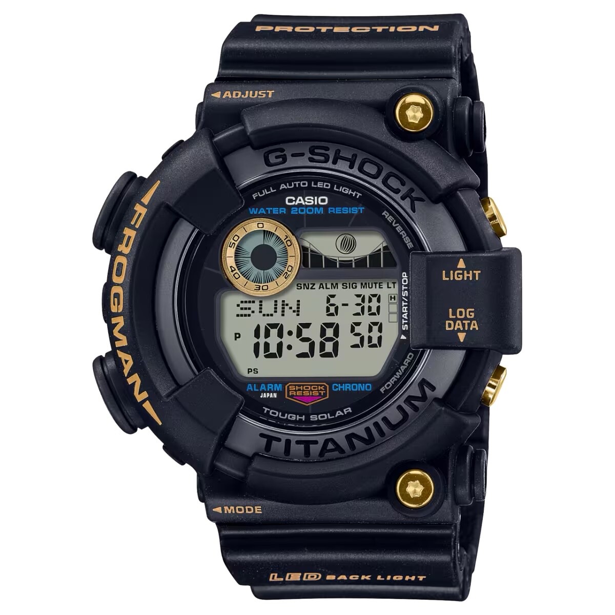 Genuine Casio G-Shock Frogman GW-8230B black resin watch bezel, case cover