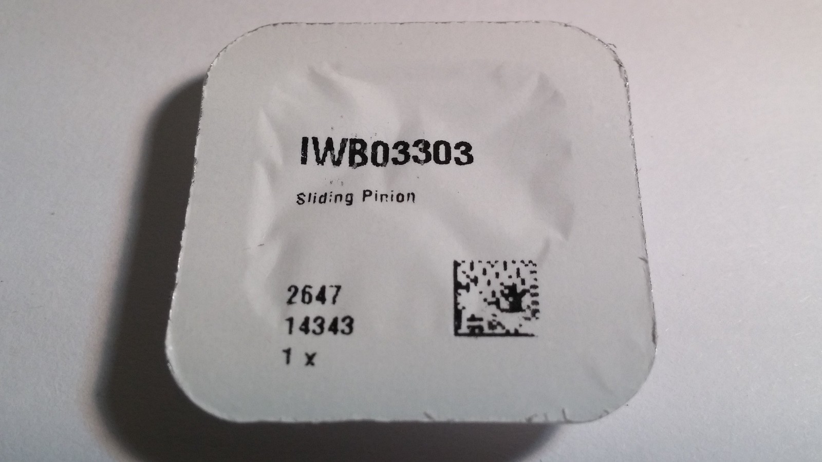 IWB 03303 Clutch Wheel/Sliding Pinion, 2647, 14343, sealed/new