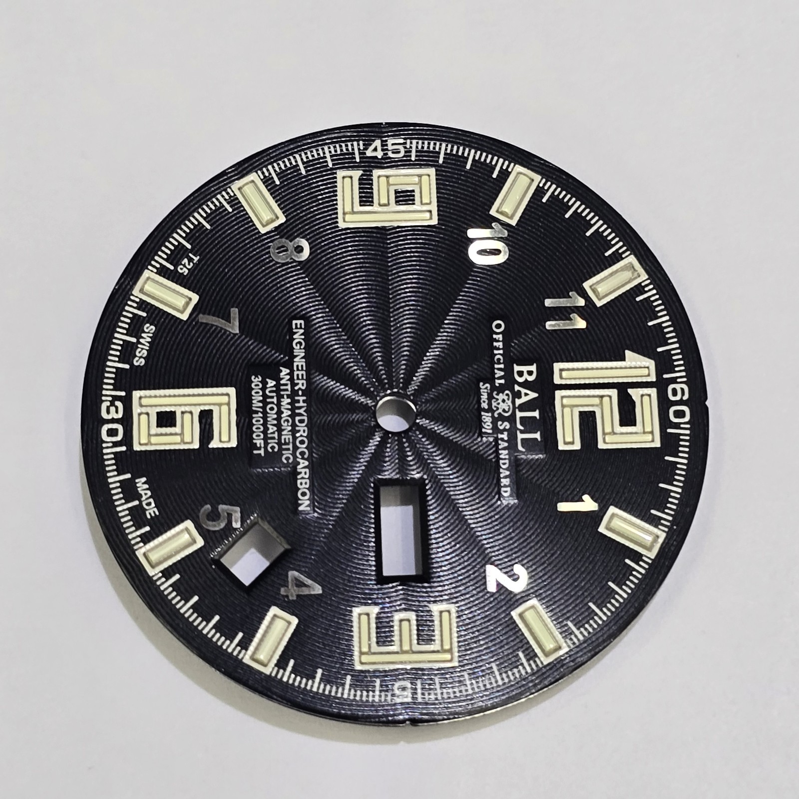 BALL HYDROCARBON ENGINEER DM1036A MAD COW BLACK DIAL 31 MM (NOS & GENUINE)