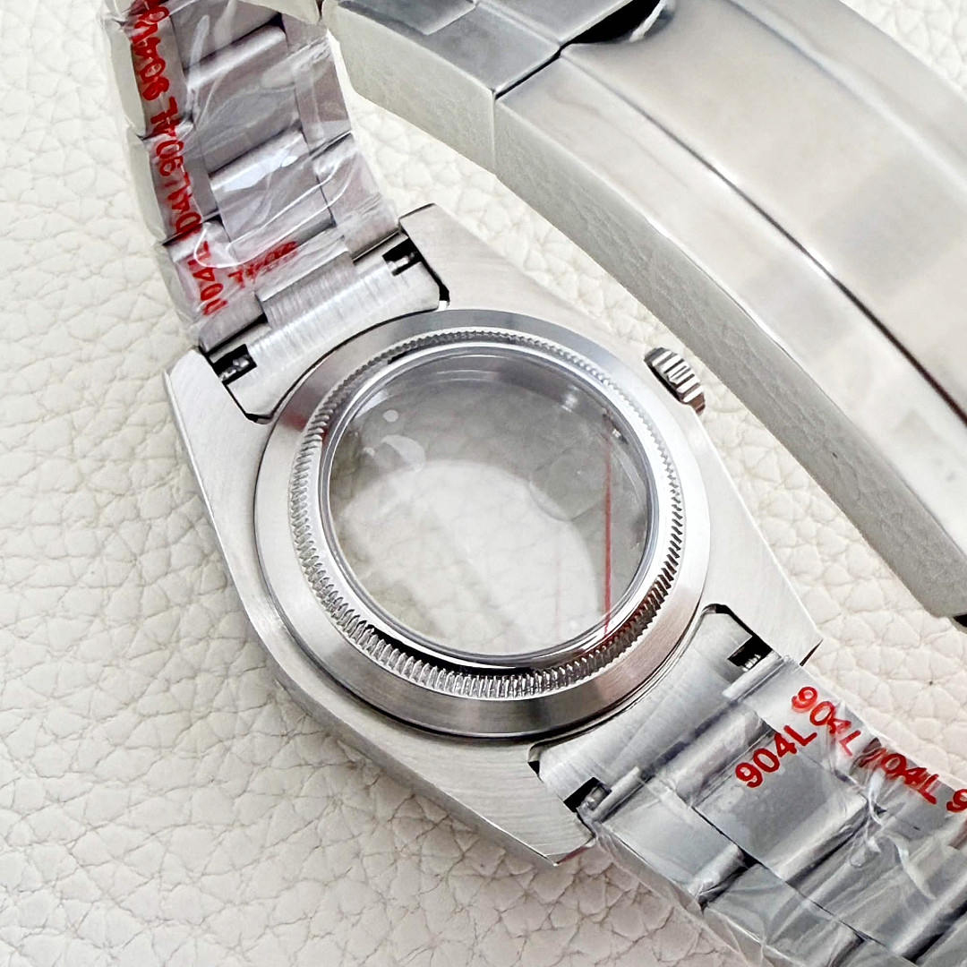 39mm stainless steel Diamond Bezel Watch Case Mod For Nh35 Nh36/38 Movement