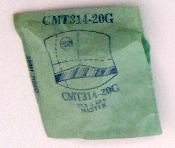 NOS G-S Crystal CMT314-20G for MASTER* 22.9 x 20.9 mm