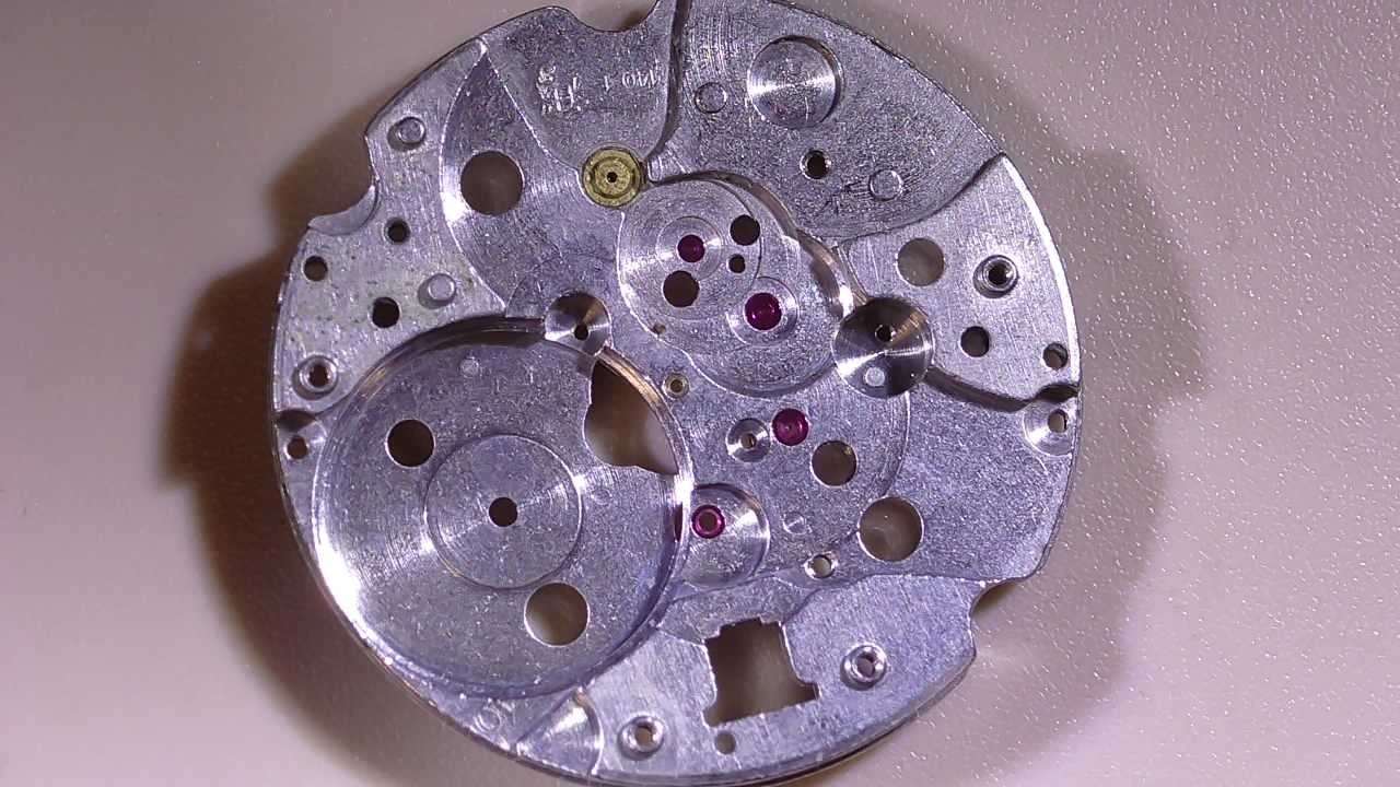 Ancienne Platine De Mouvement Montre Incomplète Cal. FE 140-1