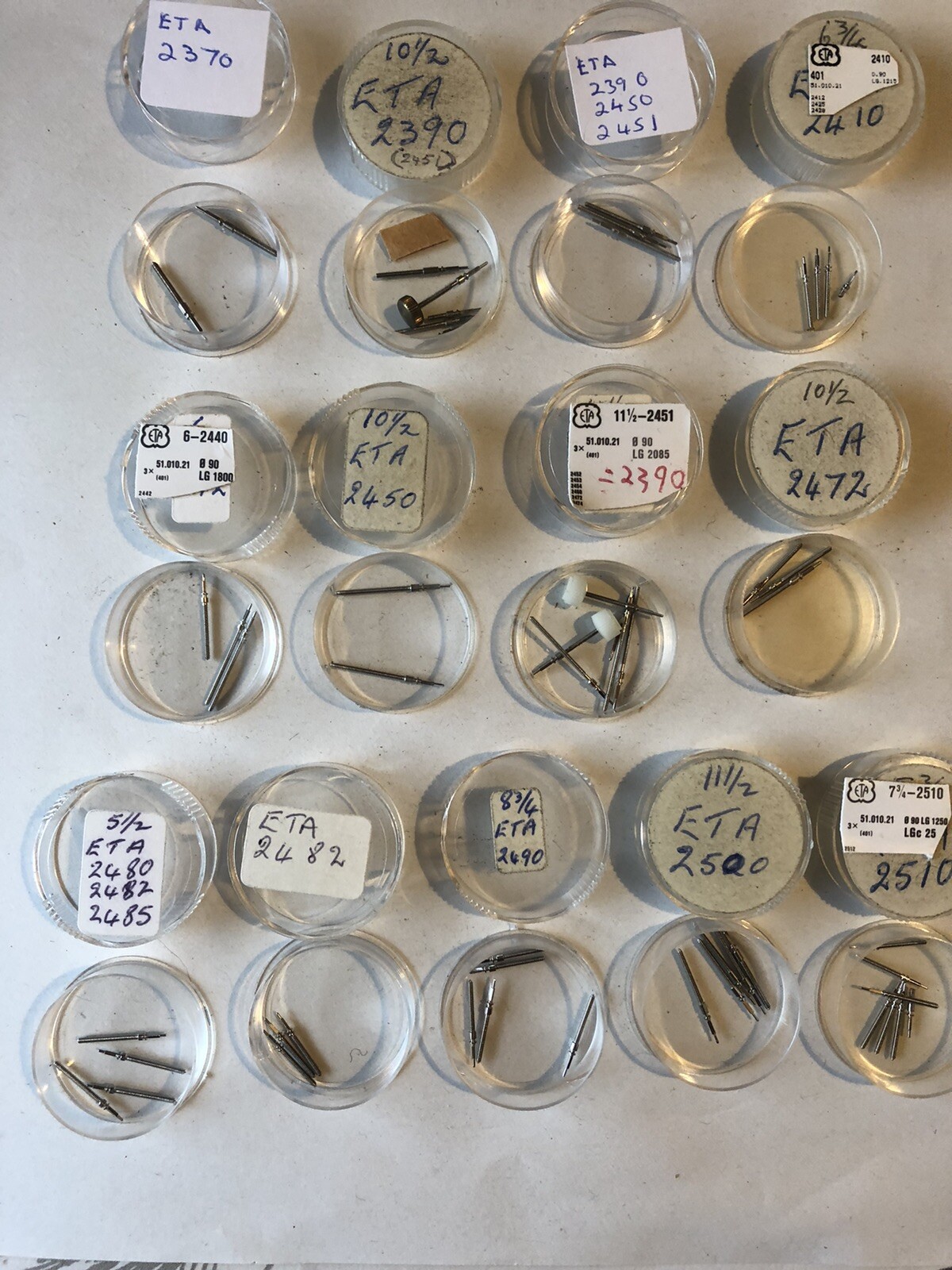 ETA original watch winding stems Part Number 401 NOS