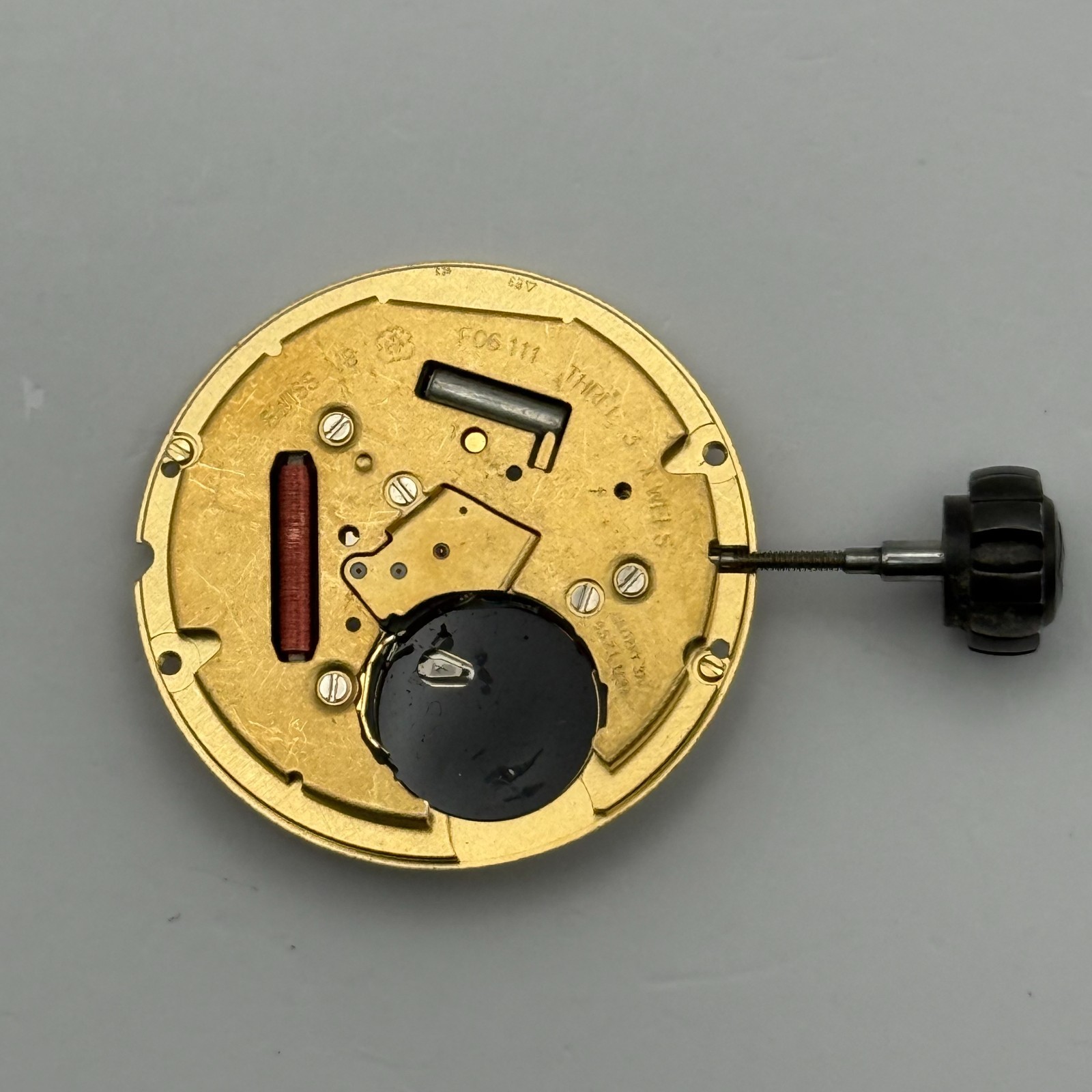 ETA F06.111 Watch Movement Quartz Three Jewels Swiss Parts Repair Spares 26.2mm