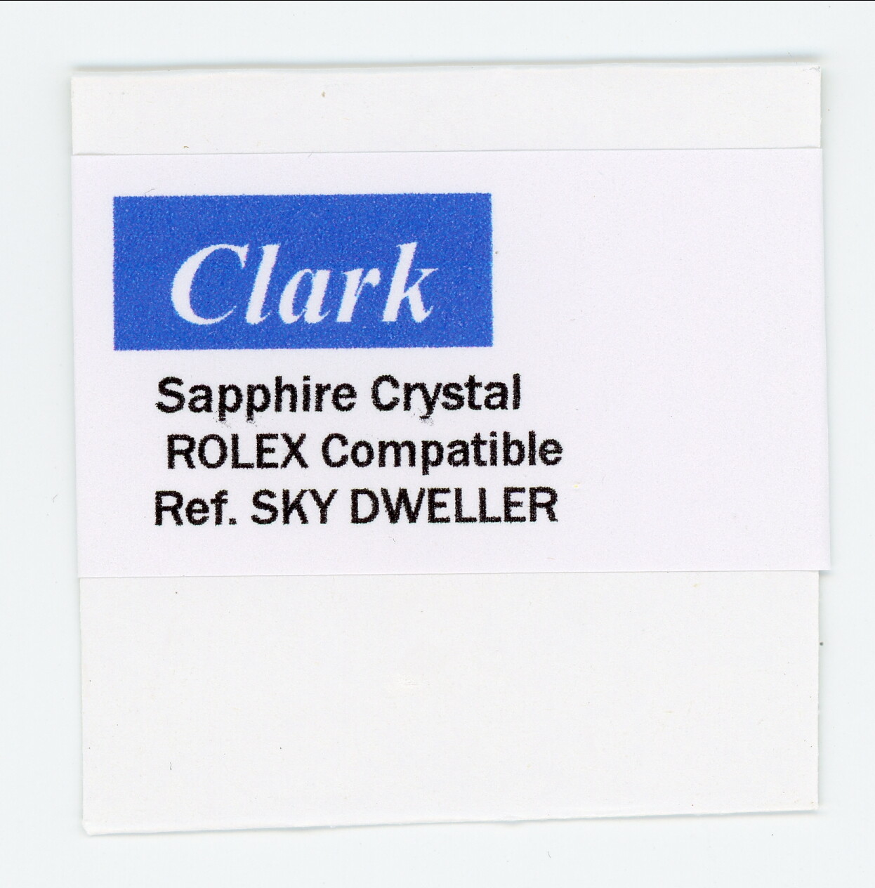 Sky Dweller Sapphire 25-328 crystal for Rolex with gasket “CLARK” case 326934