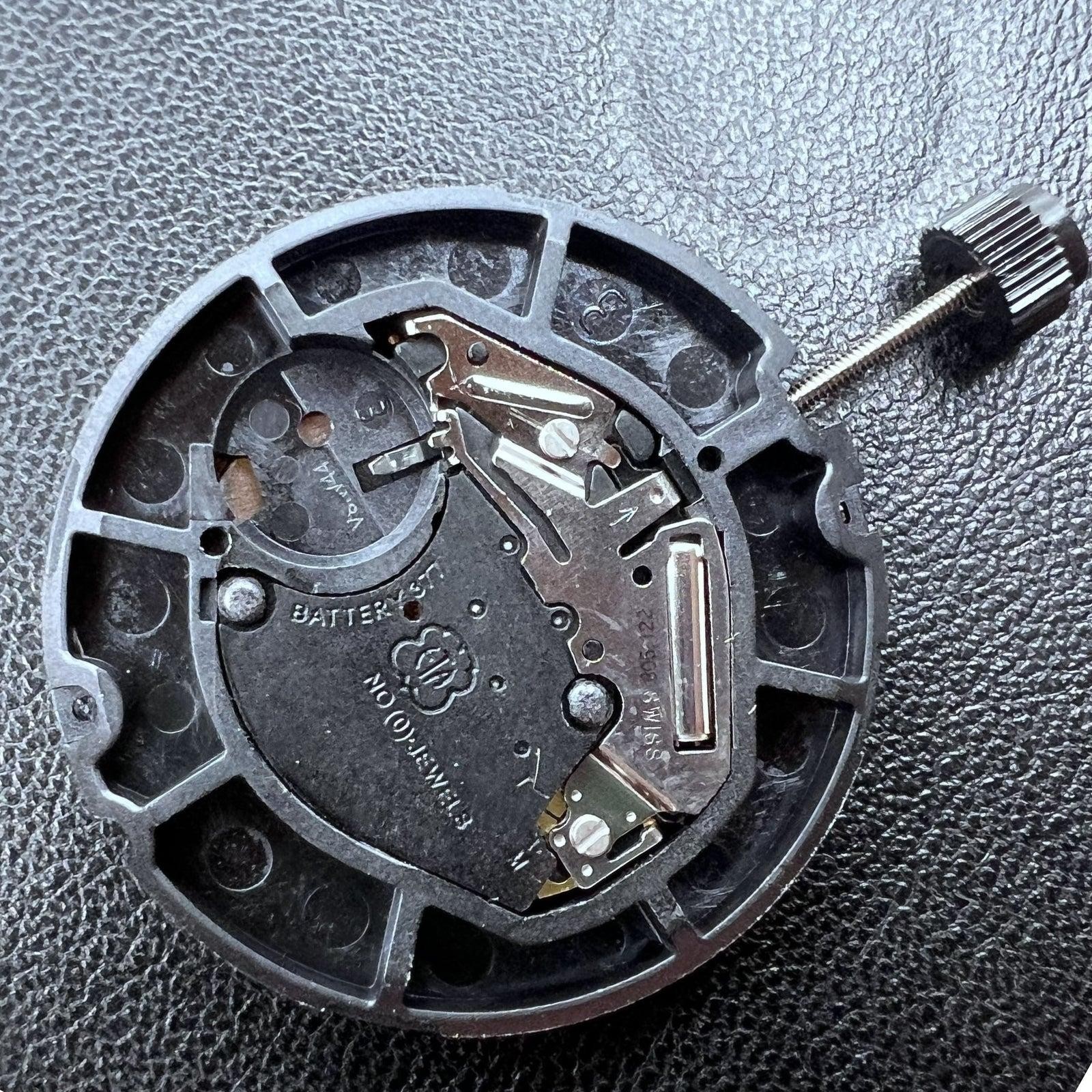 ETA Swiss 805.112 Quartz Movement 3 Hands Date Display at 4:30