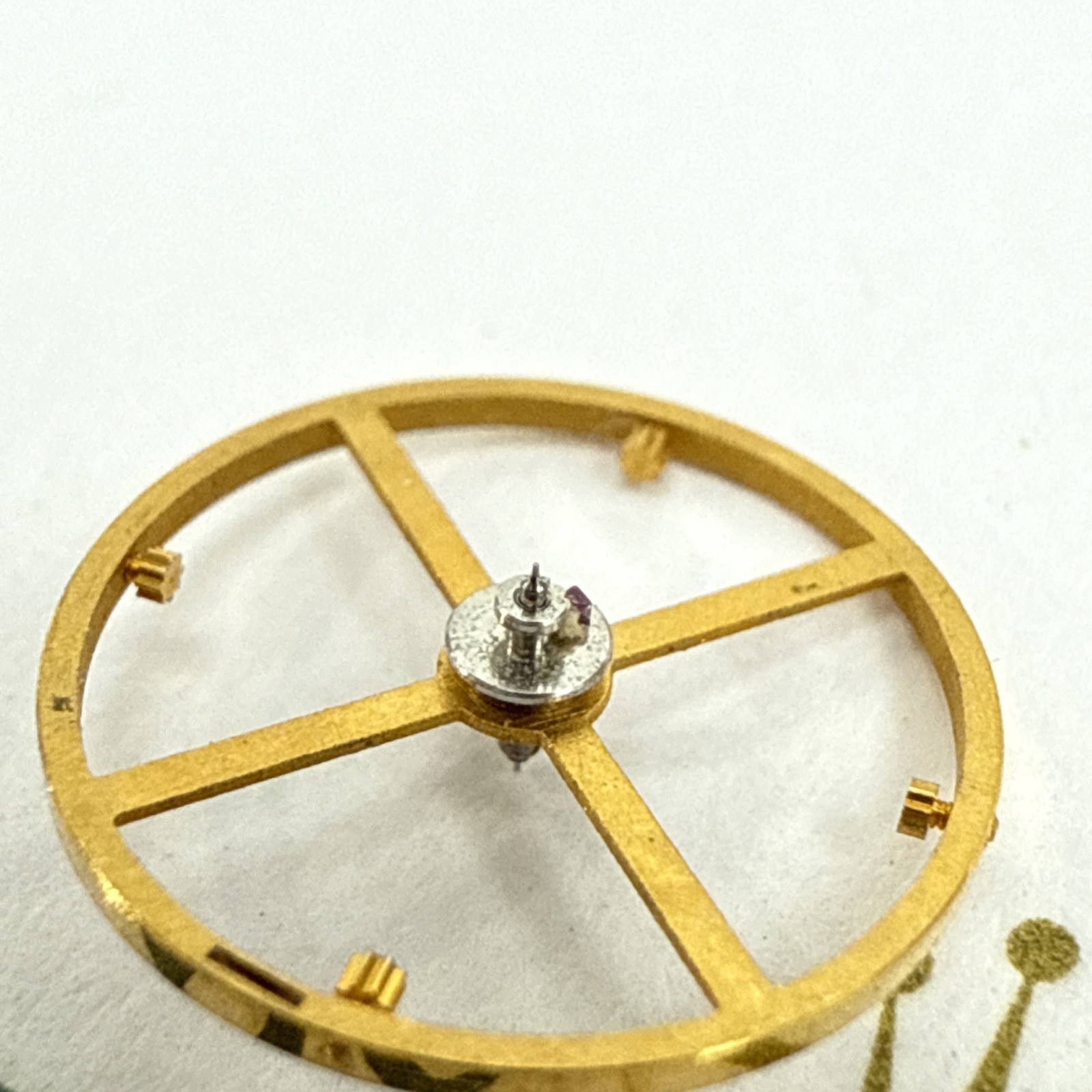 Genuine Rolex 3035 5019 Balance Wheel With Roller & Balance Staff, New Open Pack