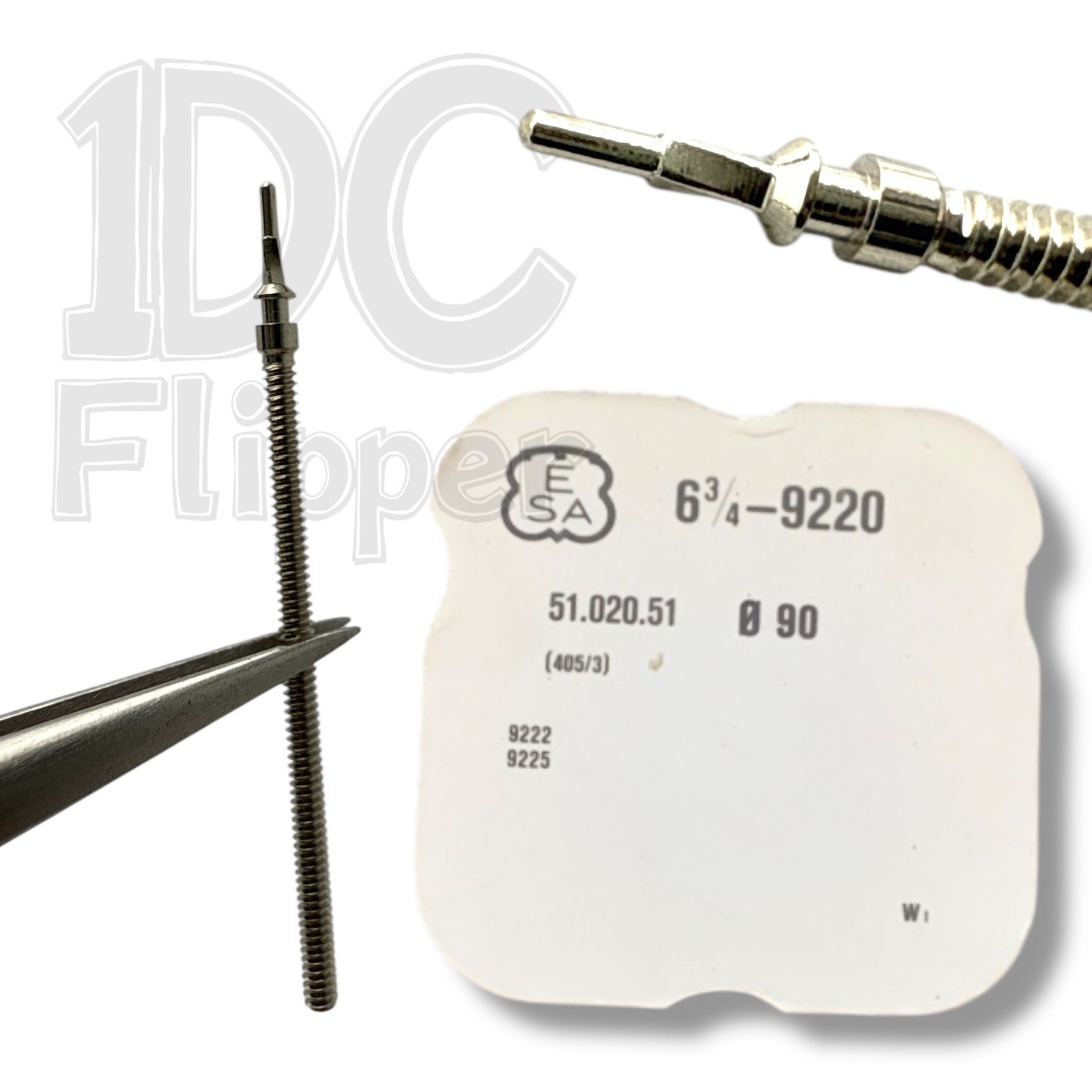 ETA 9220 WINDING STEM, Helicoidal, 0.90, 20.0mm, 401/791 Fits Multiple, Read!