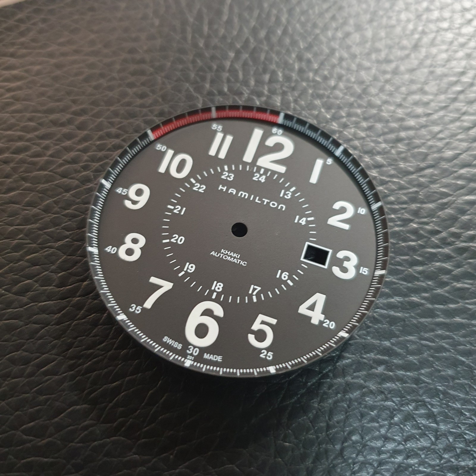 Original HAMILTON Khaki Officer 44mm Automatic Watch Dial