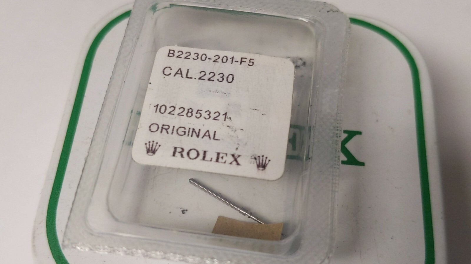 Genuine Rolex 2230 201 Winding Stem (1 per order) will be taken from sealed pack