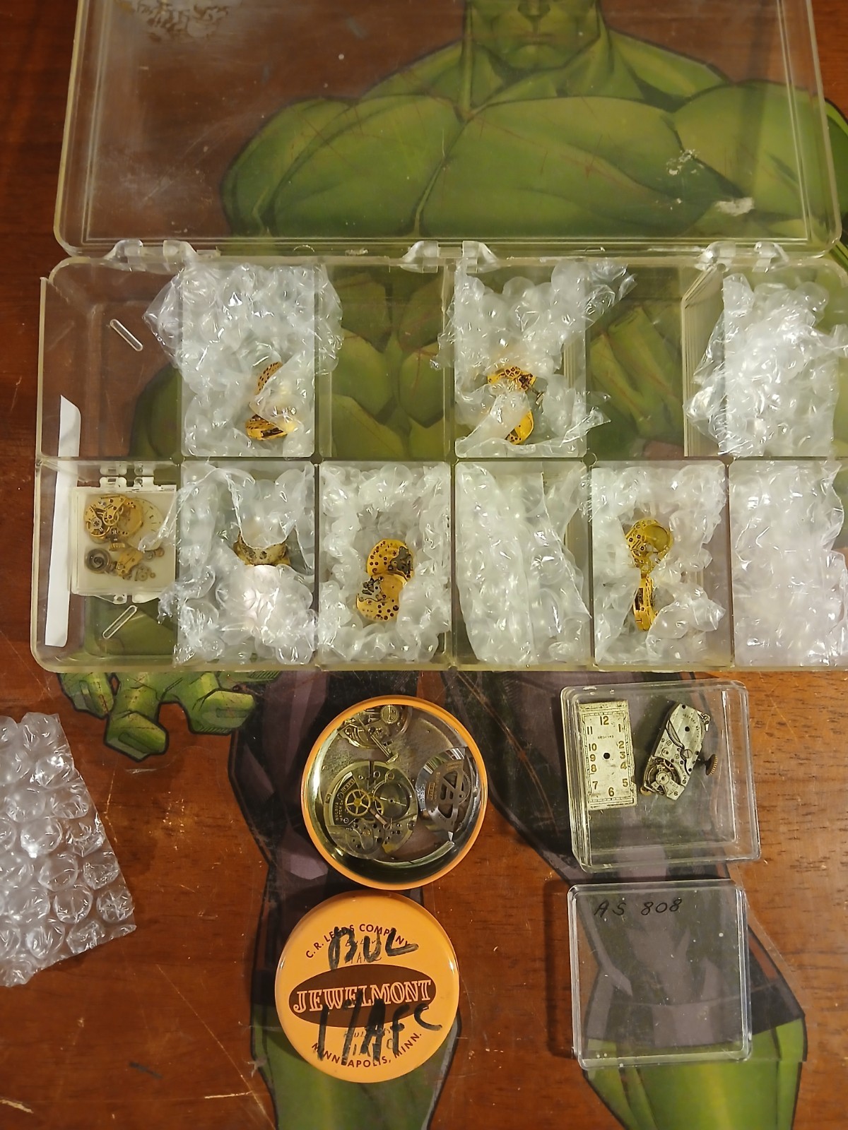 Vintage Watch Movement Lot – Lots Of Parts And Pieces