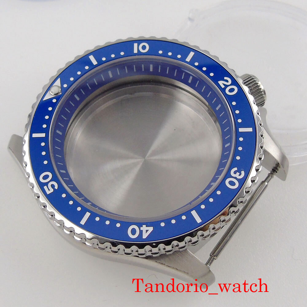 41mm 316L Watch Case For NH35A NH36A SKX007 Sapphire Glass Luminous Dial 20ATM