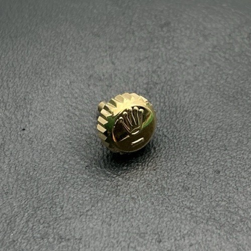 Genuine Rolex 24-600-8 18k Yellow Gold 6mm Winding Crown Refurbished (J14)