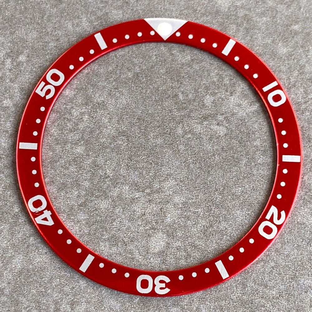 38mm*31.5mm Aluminum Alloy Watch Bezel Ring For 40mm Seiko SKX007 Watch Case