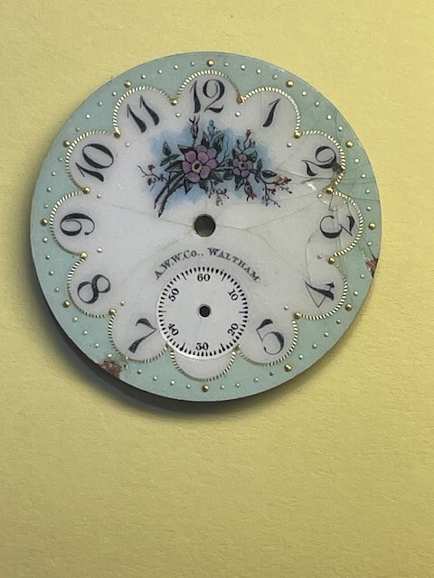 American Waltham Watch Co. Fancy Dial 6 size.