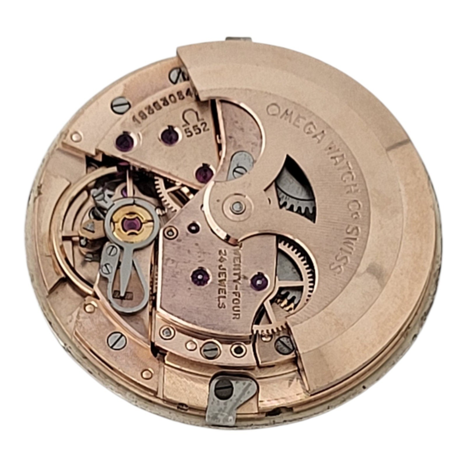 Omega Seamaster De Ville Automatic: Movement, dial, and hands (Caliber 552) in p