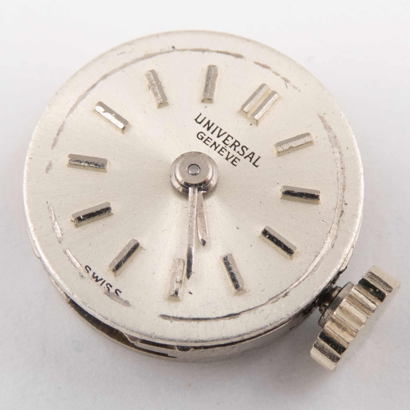 Vintage Universal Genève Caliber 04 17-Jewel Wristwatch Movement, Runs