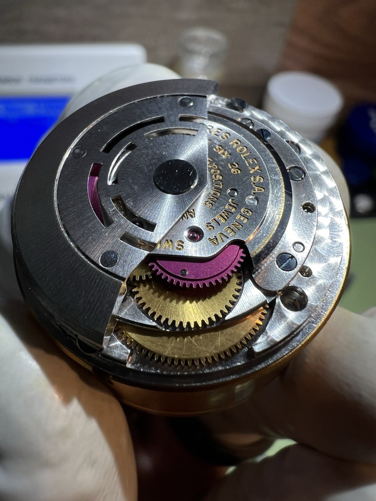 Genuine Rolex 1556 Day Date 1803 Presidential Movement.Vintage Complete,Running.