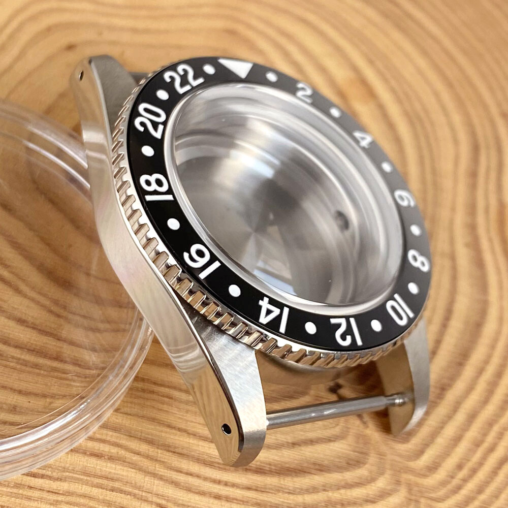 Vintage 38mm 200M Dive Watch Case Black Dial Fit NH34 NH35 Sapphire 120 Click
