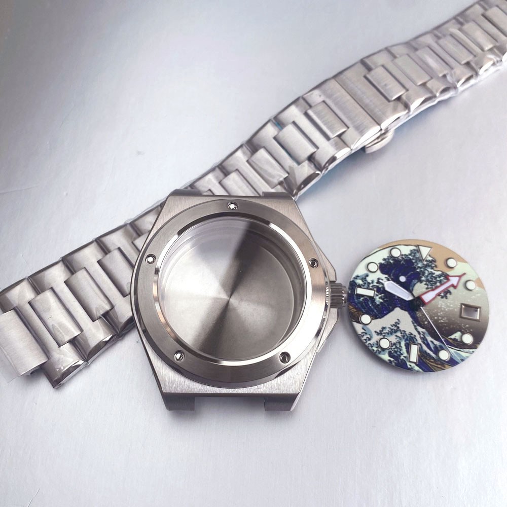 40mm Tandorio 20ATM Engineer Watch Case Sapphire Luminous Dial For NH35 NH36
