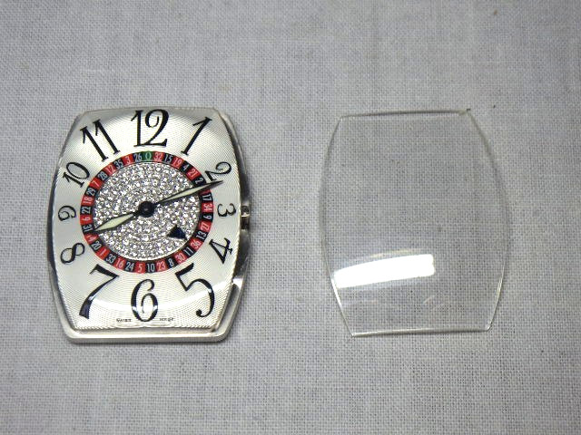 Franck Muller Tonneau Curvex VEGAS D diamond dial 5850 FM 2800 Movement & Dial