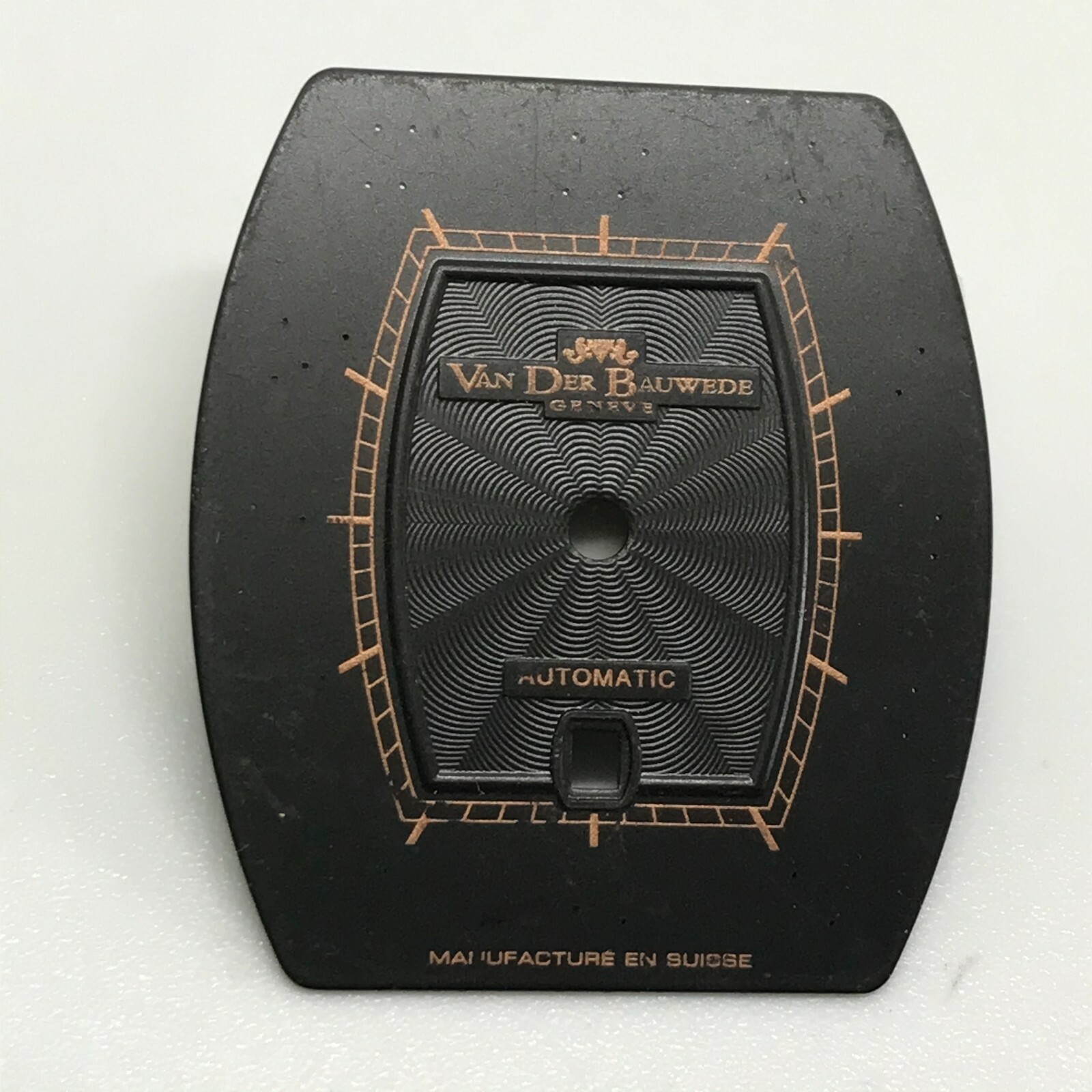 vintage Van Der Bauwede Automatic, Swiss 26.8 mm DIAL PARTS REPAIRS