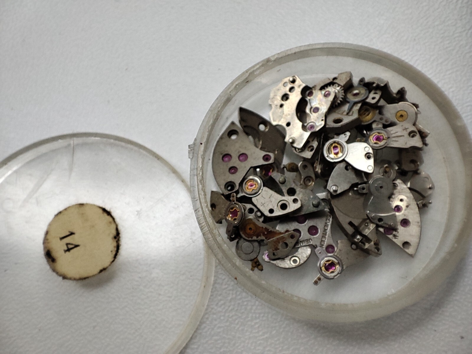 Mix watch parts vis 1856.187.80, 5011, balance wheel other parts