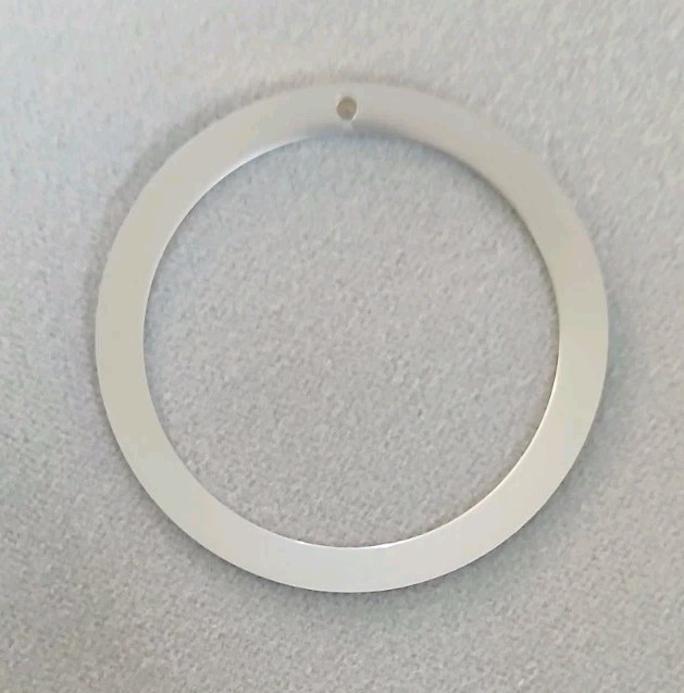 Black Red Bezel insert 37.5mm Rolex Submariner 16610 16800 Seiko Aluminium Coke