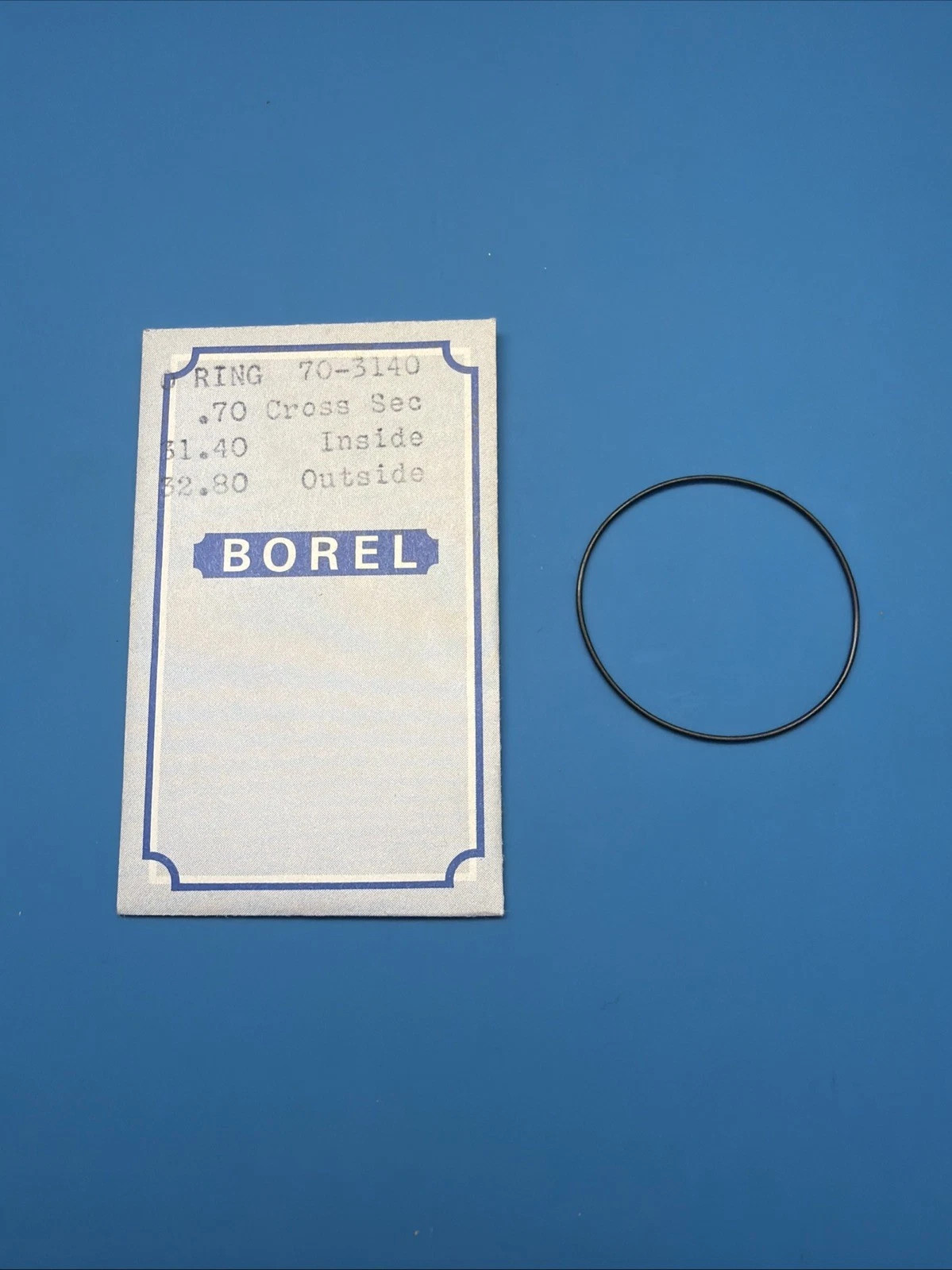 Borel O-Ring 70-3140 Watch Gasket 31.40mm ID x 32.80mm OD x 0.70mm CS