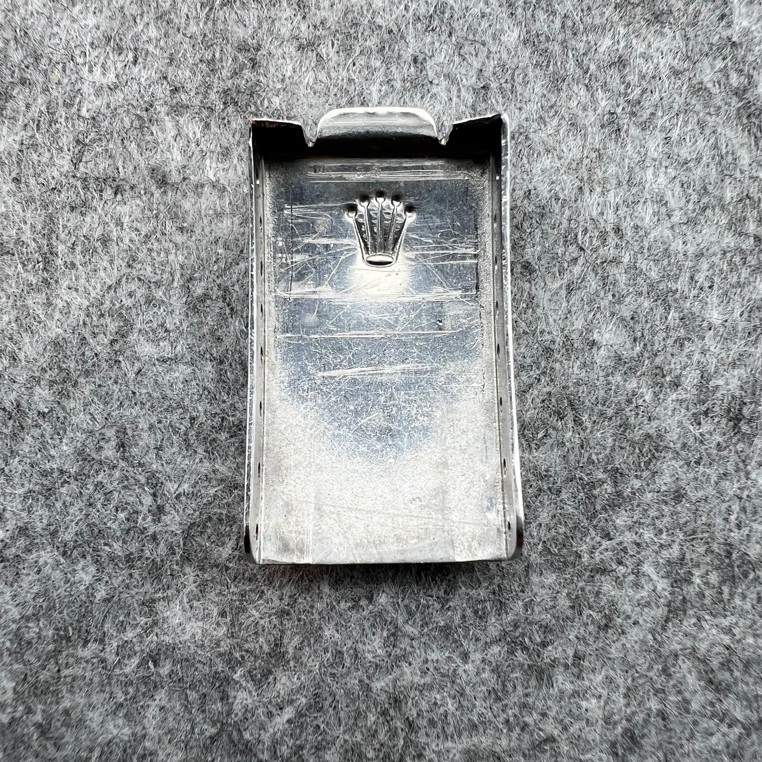 Original ROLEX 7836 78360 62510H CLASP COVER, WORN CROWN, USABLE CONDITIONS !