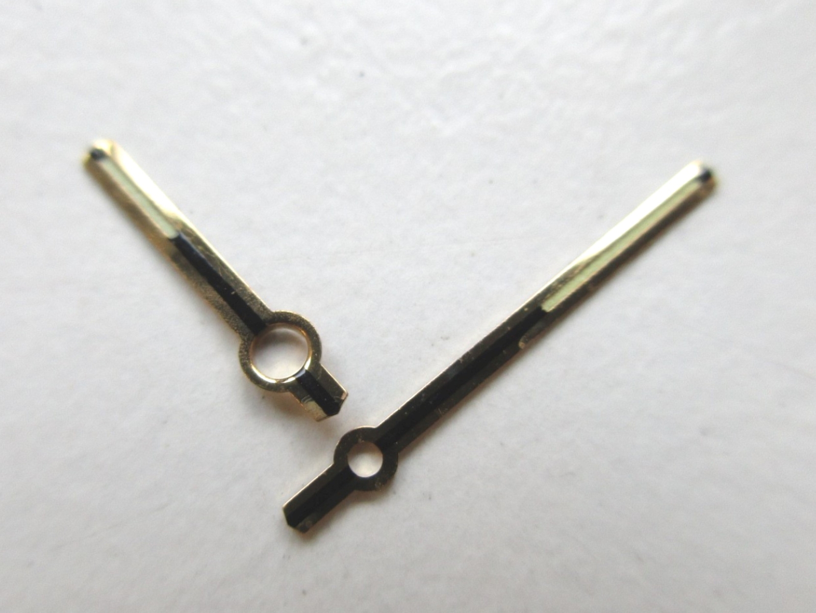 Set of 2 plated-luminous watch hands AS cal. 2063 – 150/90
