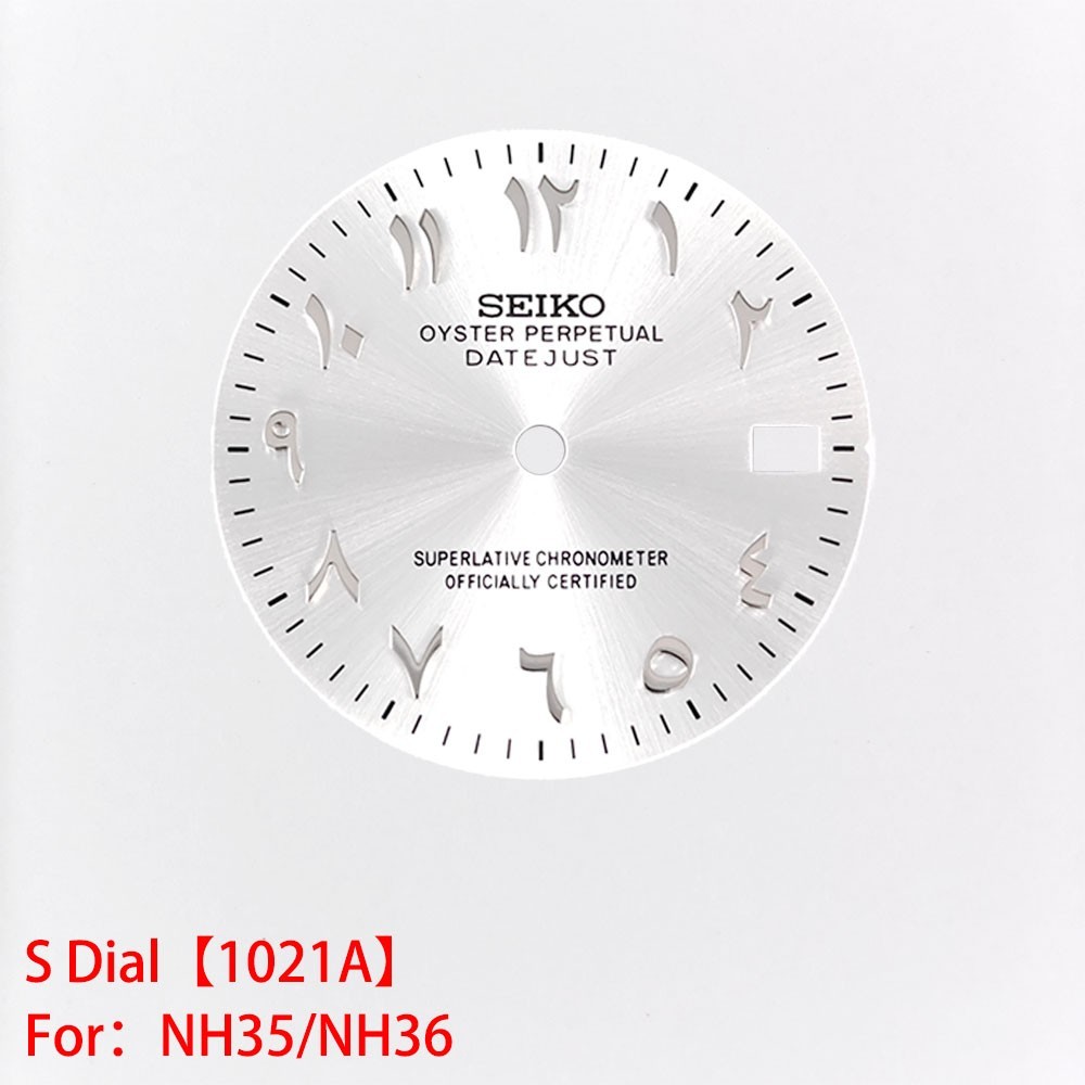 For Seiko 28.5mm Watch Dial Fit NH35 NH36 Movement Arabic numerals Watches Faces