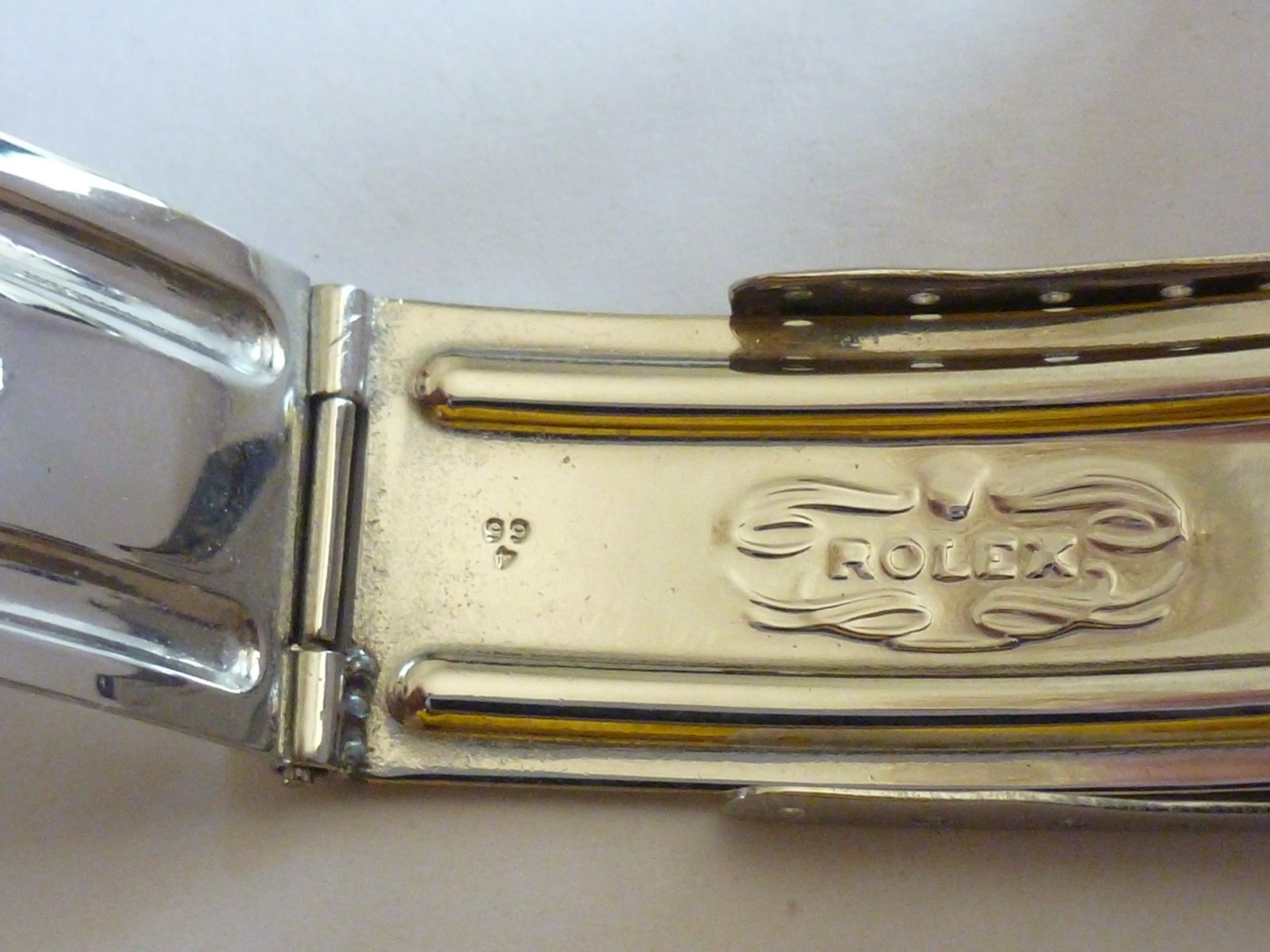 Rolex Big Crown 4.1966 Clasp 20mm Stainless Steel & for Vintage perfect