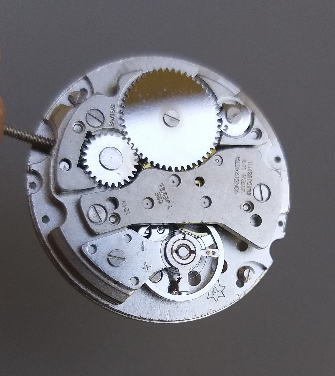 Ronda 1217 Cal. RL 1217 New Old Stock Hand Winder Swiss Watch Movement NOS 1970