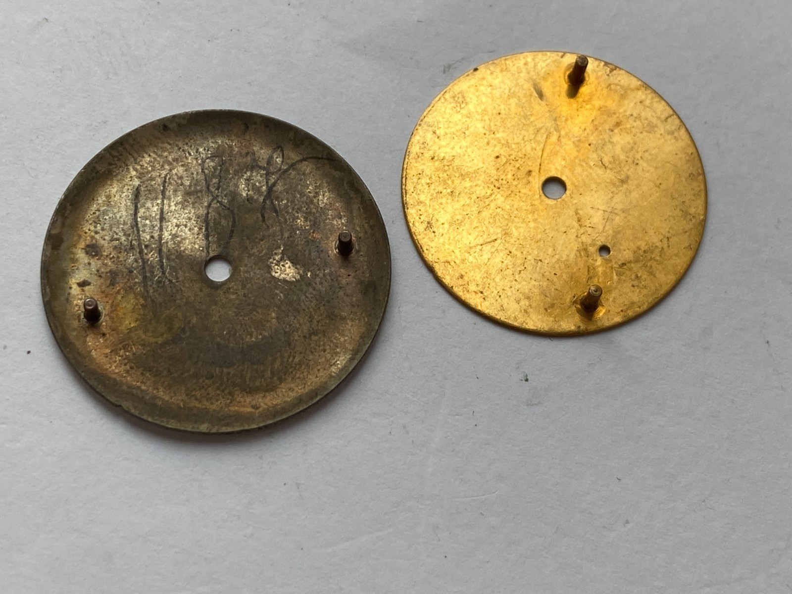 WRIST WATCH DIAL PARTS LOT OF 2 SEELAND