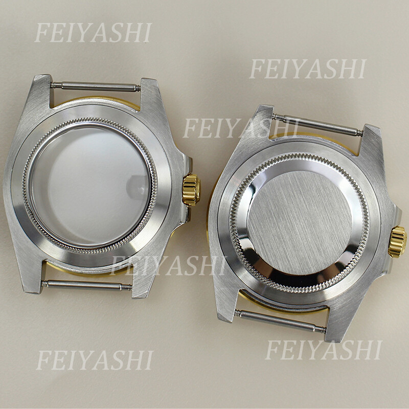 Luxury Men 40mm Diver Watch Case Luminous Ceramic Bezel For nh35/36 2824Movement
